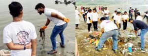 Noida News: वाईएसएस फाउंडेशन द्वारा छठ पर्व पर यमुना घाट पर स्वच्छता का सामूहिक आगाज