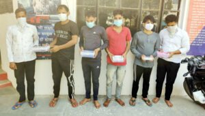 सेक्स रैकेट का भंडाफोड़, महिला सहित सात गिरफ्तार