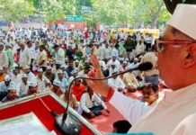 प्रजापति समाज की सहयोगी संस्थाओं ने पिछड़े वर्ग की प्रमुख मांगों को लेकर किया धरना प्रदर्शन