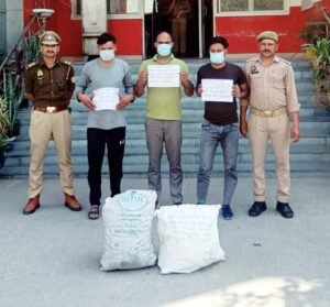 चोरी की घटनाओं को अंजाम देने वाले तीन शातिर चोर गिरफ्तार