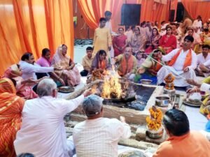 आर्य समाज संजय नगर का यजुर्वेद परायण महायज्ञ हर्षोल्लास से संपन्न