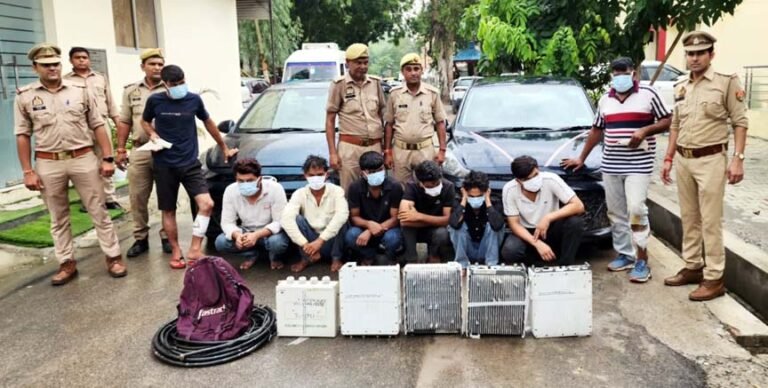 आरआरयू चोरी करने वाले बदमाशों से पुलिस मुठभेड़