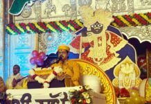 चौथे दिन भी भागवत कथा का विशाल आयोजन